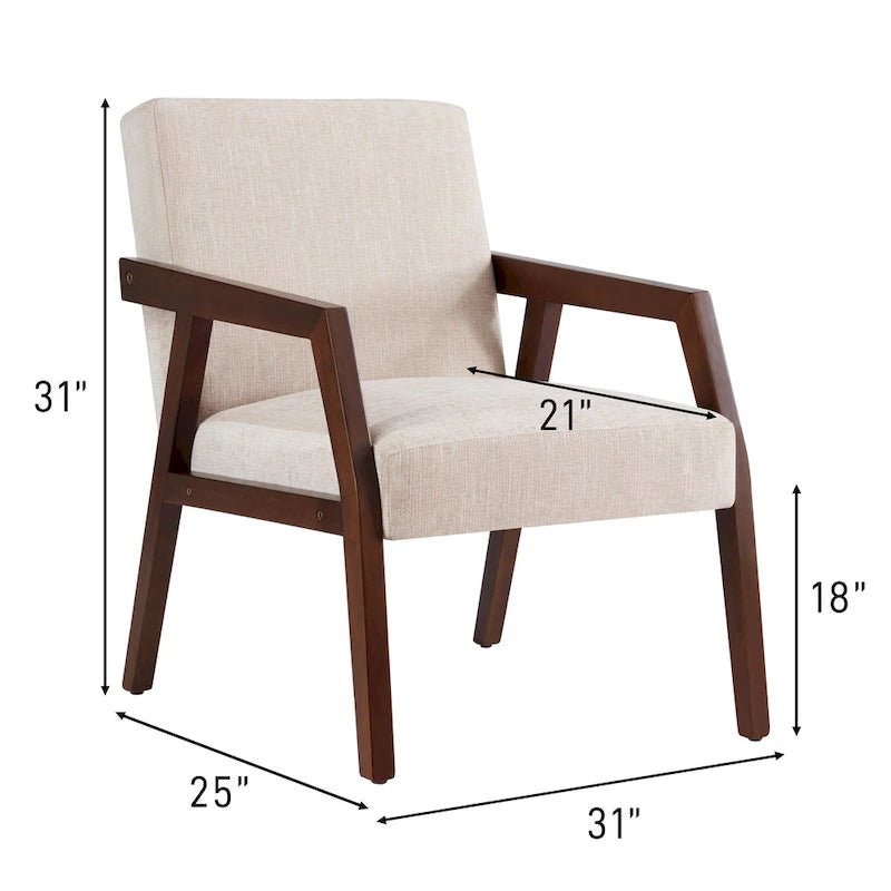 Mid-Century 27.9 Arm Chair