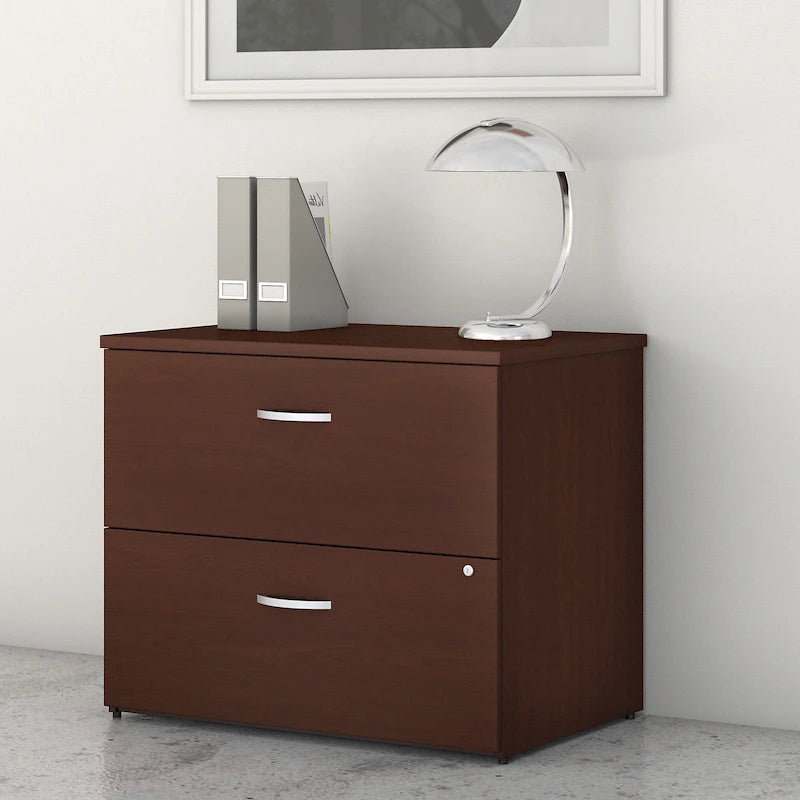 2-Drawer Lateral File Cabinet, Fully Assembled, Multiple Finishes
