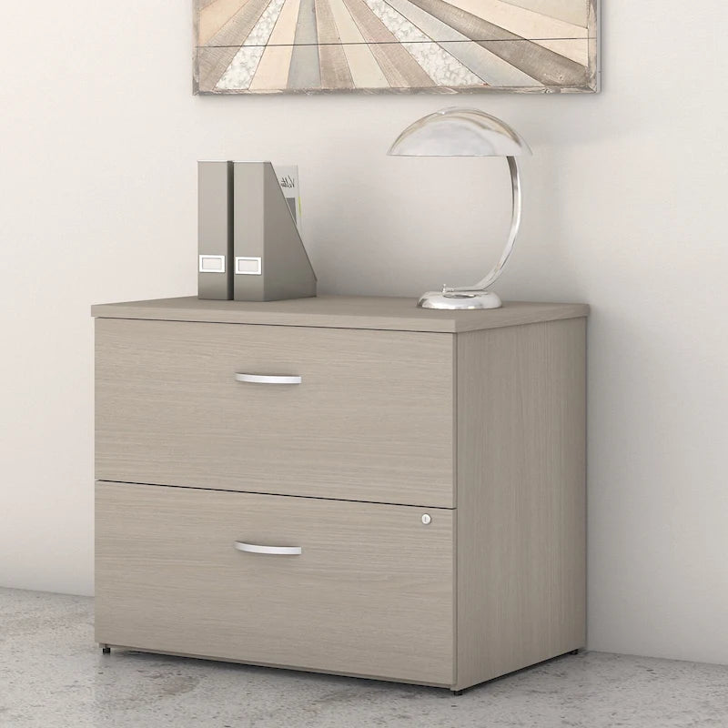 2-Drawer Lateral File Cabinet, Fully Assembled, Multiple Finishes