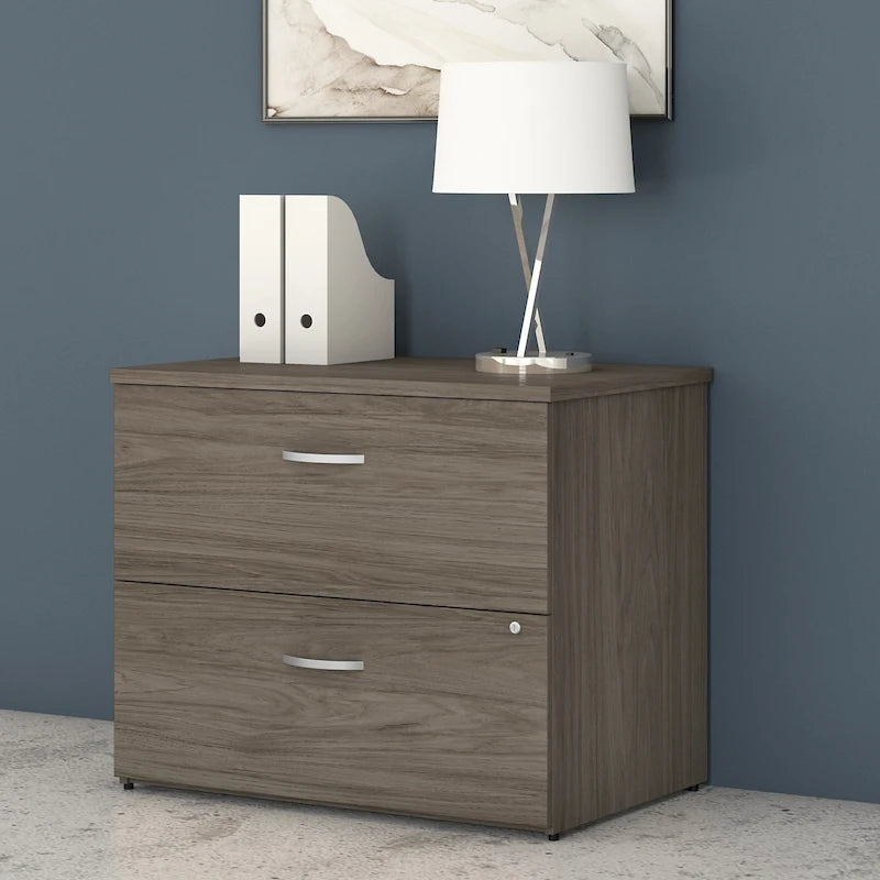 2-Drawer Lateral File Cabinet, Fully Assembled, Multiple Finishes