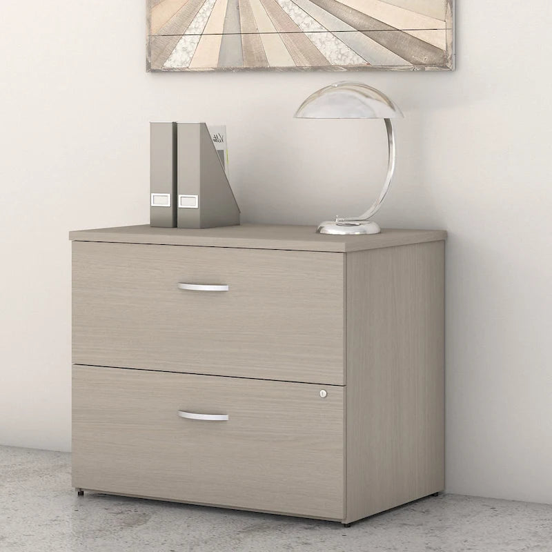 2-Drawer Lateral File Cabinet, Fully Assembled, Multiple Finishes