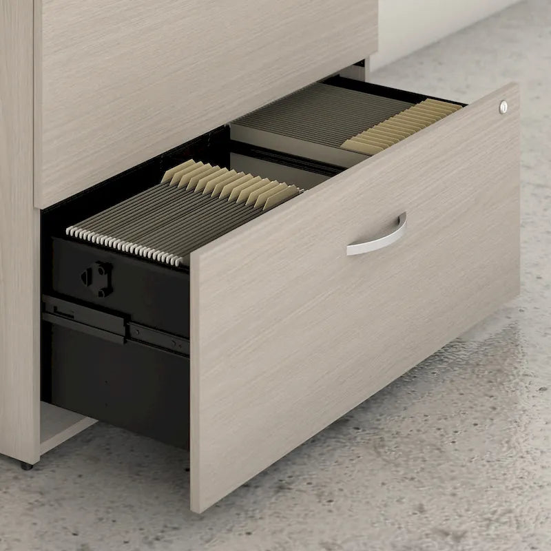2-Drawer Lateral File Cabinet, Fully Assembled, Multiple Finishes