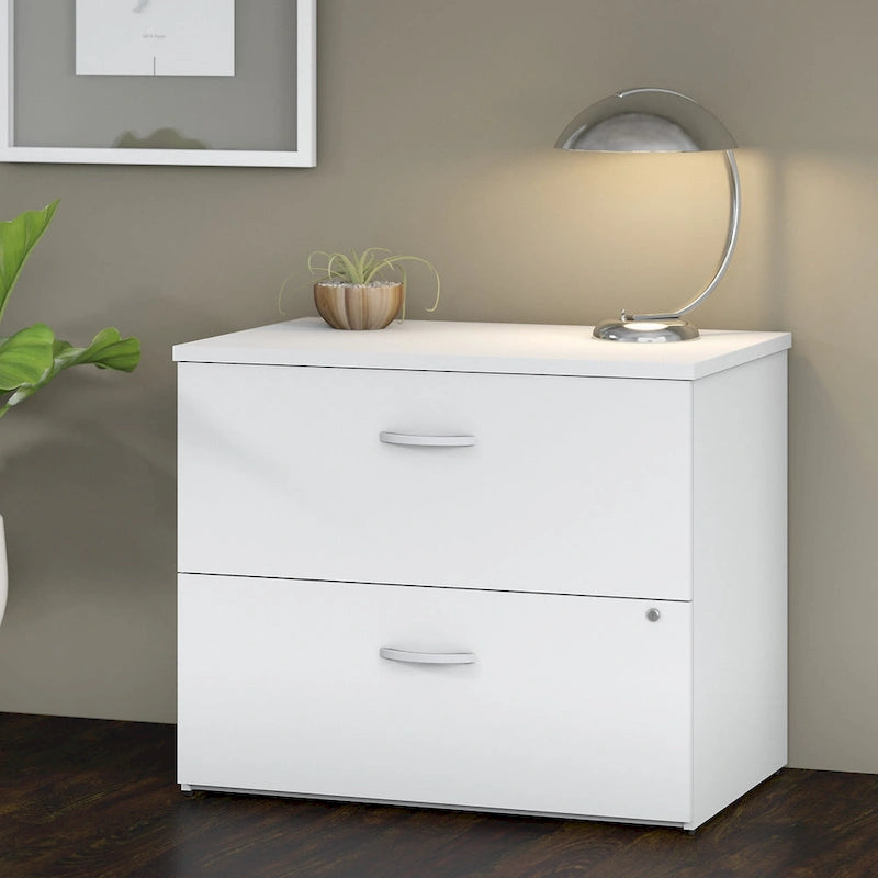 2-Drawer Lateral File Cabinet, Fully Assembled, Multiple Finishes