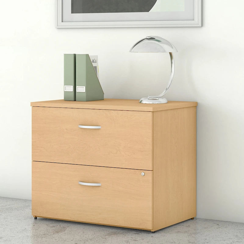 2-Drawer Lateral File Cabinet, Fully Assembled, Multiple Finishes