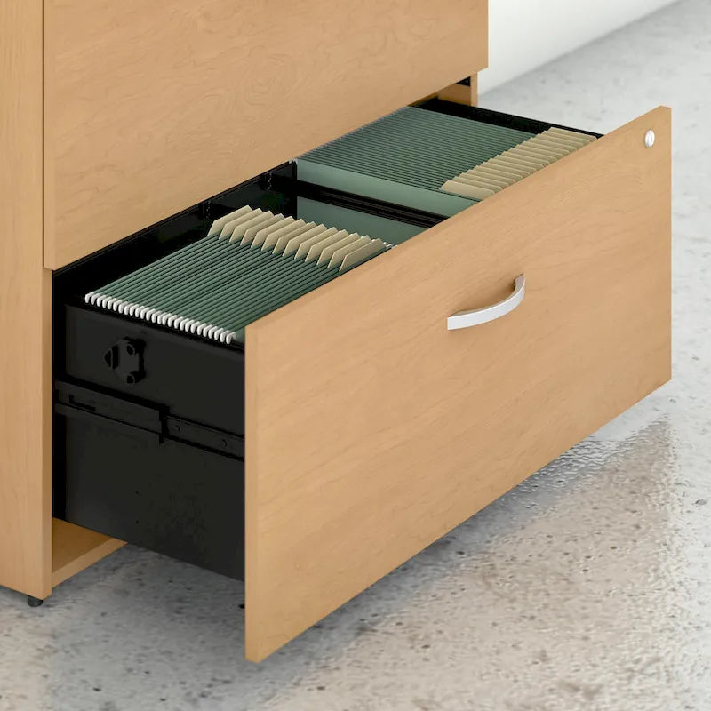 2-Drawer Lateral File Cabinet, Fully Assembled, Multiple Finishes