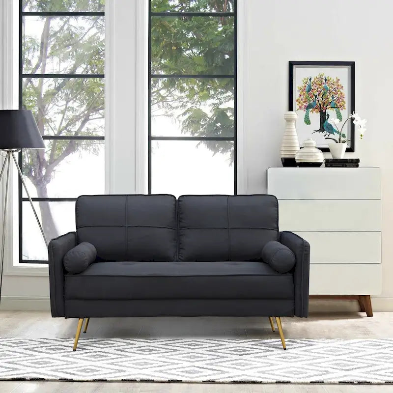 Round Arm Loveseat