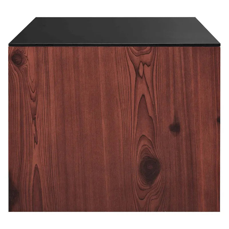 Wall-Mount Office Storage Cabinet with Magnetic-Close Doors and Shelf