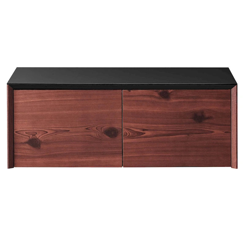 Wall-Mount Office Storage Cabinet with Magnetic-Close Doors and Shelf