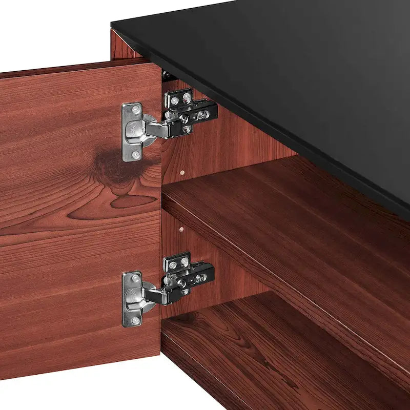 Wall-Mount Office Storage Cabinet with Magnetic-Close Doors and Shelf