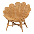 Bohemian Honey Rattan Accent Flower Chair