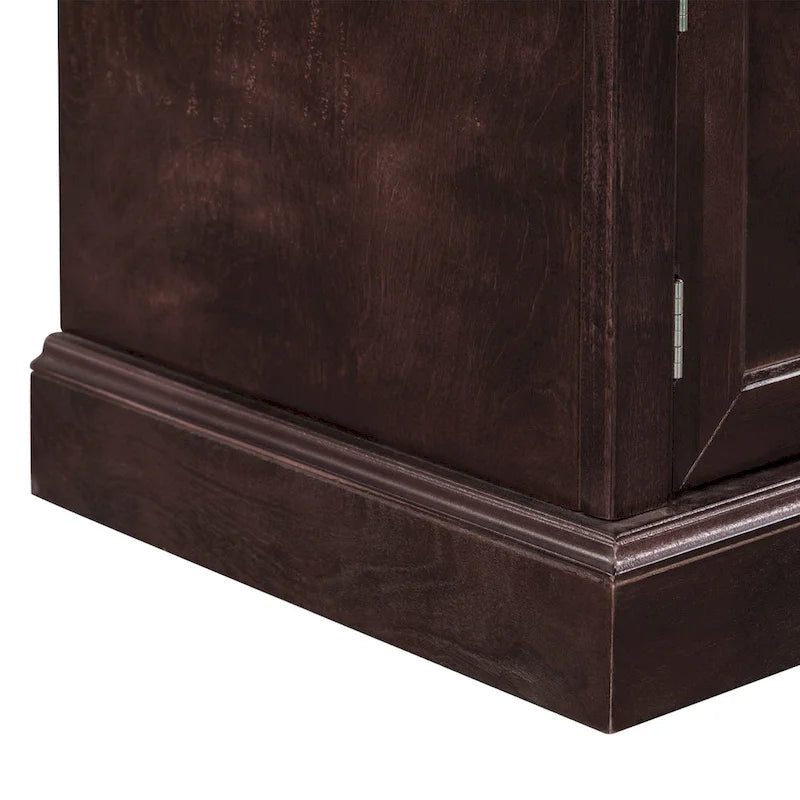 Storage Bench with 2 Drawers and 2 Cabinets